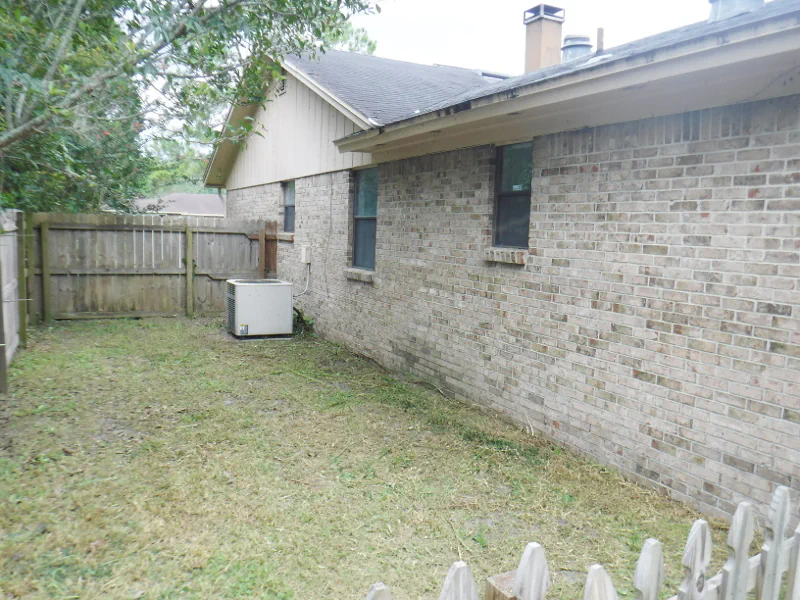 backyard after cleanup in Orange Park, FL